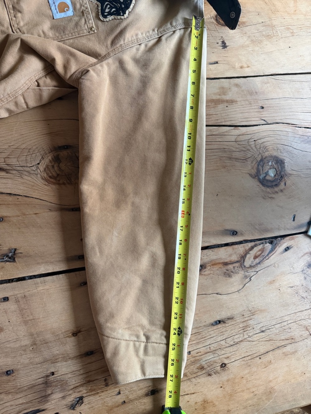 Carhartt Tan Blanket Lined Canvas Jacket with Hood - Picture 11 of 14